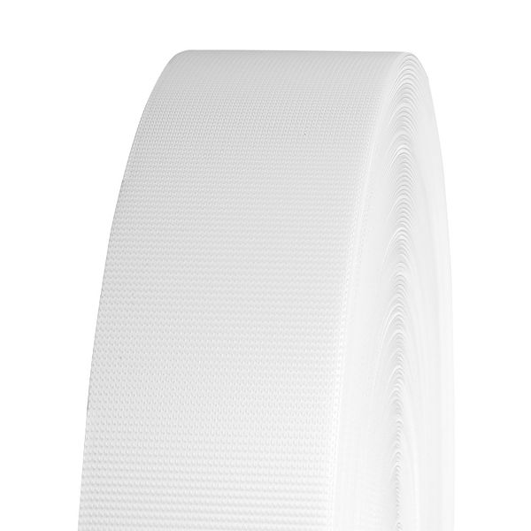 Лента контактная липучка низкий крючок (велкро) пришивная 50 мм / 50 метров, низкий крючок, белый, КРЮЧОК, качество 