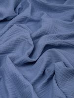 Муслин 125 г/м², 130 см / 2 метра, TBY.Mus.24723.67.2, цв.67 бл.синий