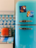 Картина по номерам Фрея PNBM-015, Рыжая душа, (на магните) 9х9 см