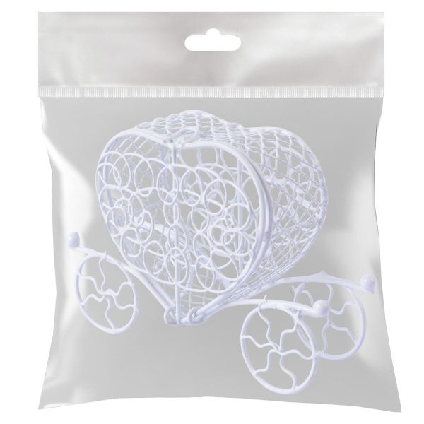 Миниатюра кукольная: Карета металл 12х10 см, Blumentag MET-409