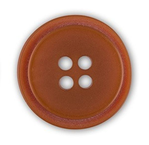 Пуговицы 4 прокола костюмные 20 мм, 24 шт, D102 терракотовый, Gamma OXG 0002