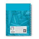 Тетрадь общая с твердой обложкой, матовая ламинация A5 80 л. на гребне 65 г/м², белизна 100% 4 шт клетка, 01559 Холодная роса, Светоч Т214