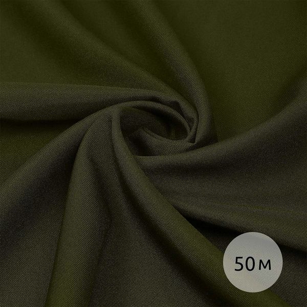 Габардин 150 г/м², 150 см / 50 метров, цв.S078 хаки