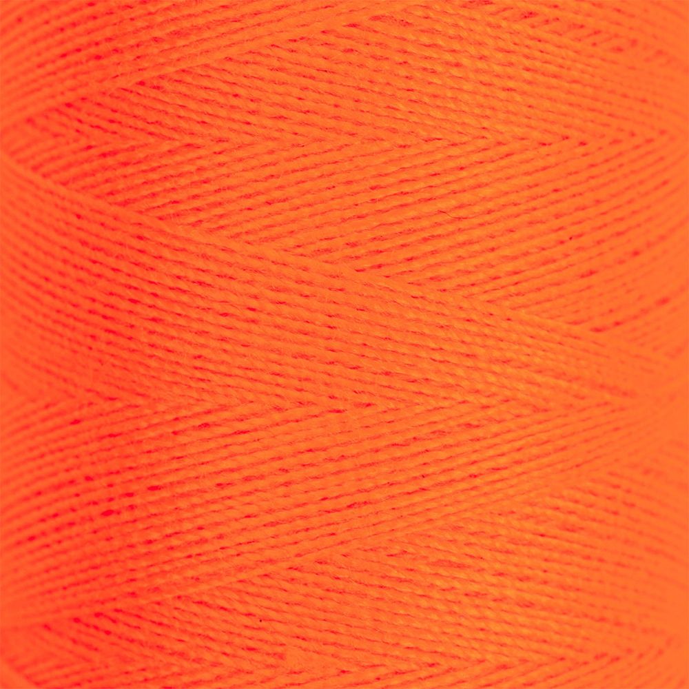 Нитки швейные бытовые Gamma 40/2, 365 м / 10 кат, 502 люминисцентно-оранжевый