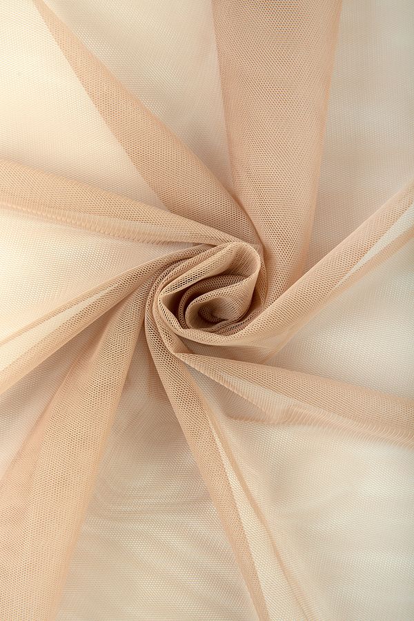 Сетка бельевая эластичная 40 г/м², 100х150 см, 103 гр.беж/телесный, Gamma FTS-SM