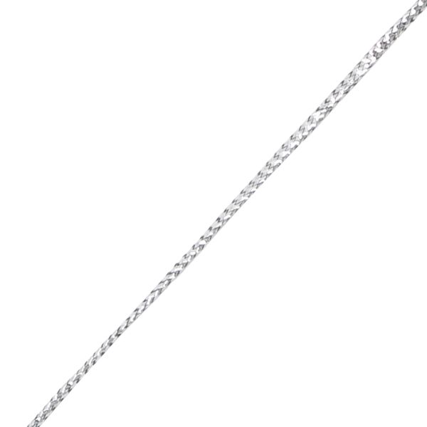 Шнур металлизированный ⌀1.0 мм / 50 метров, 1 серебро