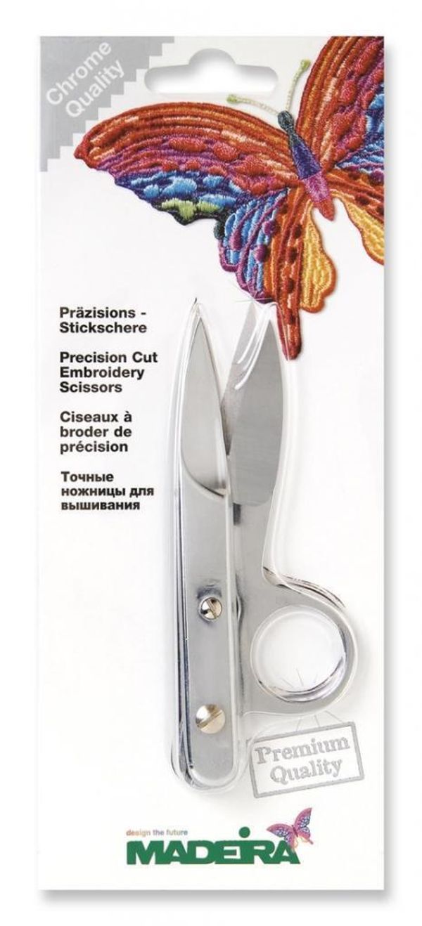 Ножницы снипперы для обрезки нитей с кольцом Madeira, 9492, 1 шт
