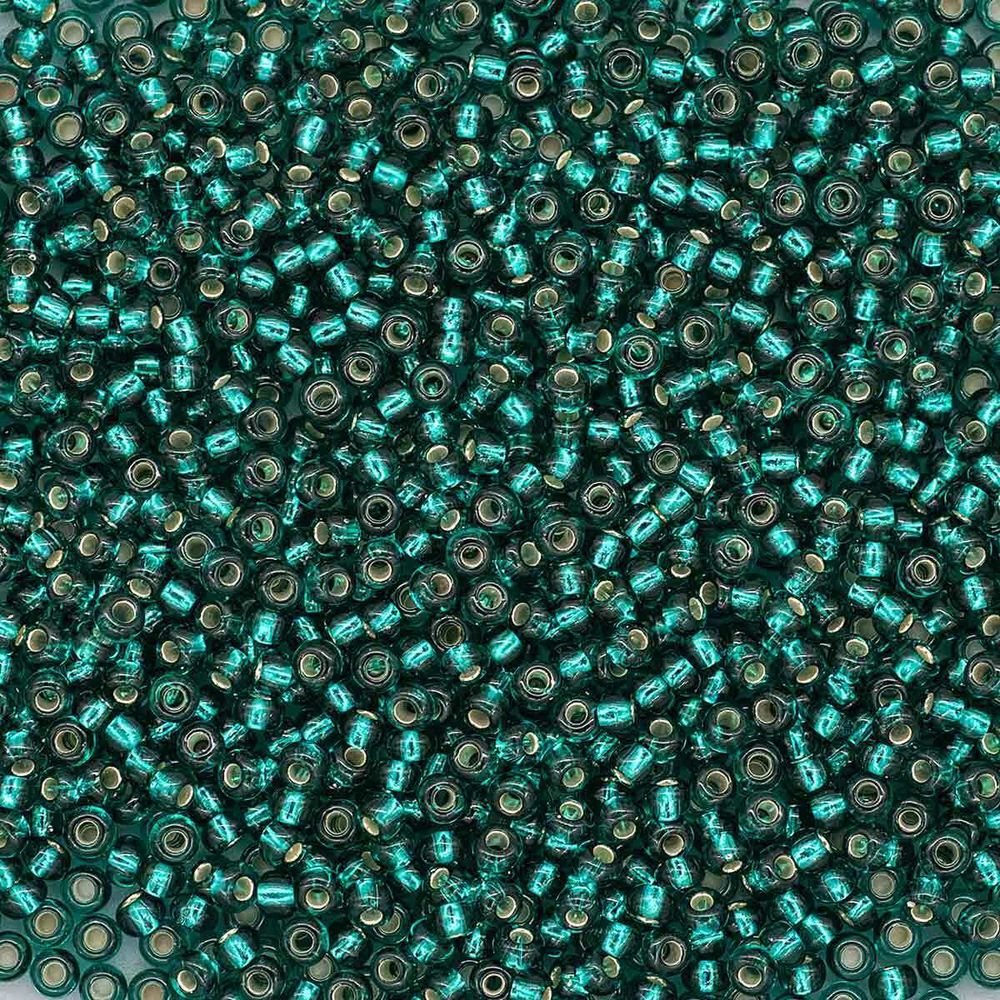 Бисер Preciosa прозрачный с сереб. центр., 10/0 (57710), круг. отв., 500 г