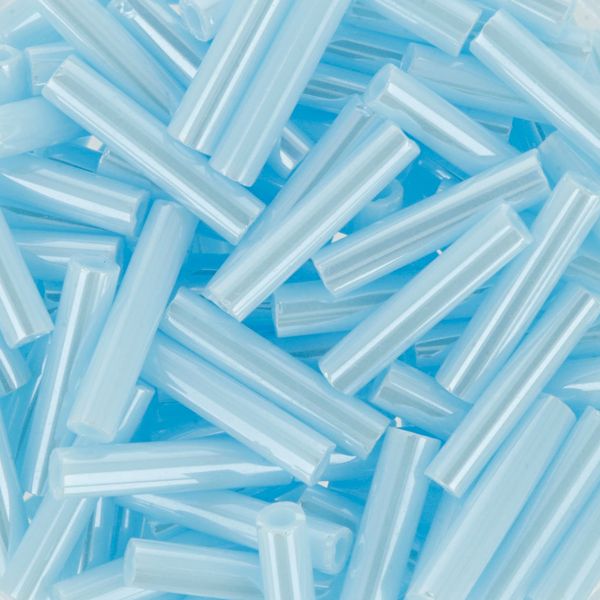 Бисер Toho Bugle 3 (9 мм), 25 г (5х5 г), 0124 голубой/перл