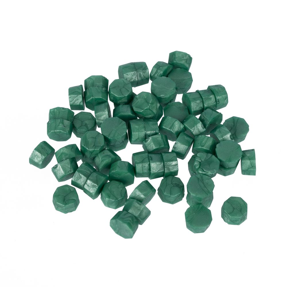 Сургуч восковой 100 г, 06 бирюзовый перламутр, Mr.Painter SWT-03