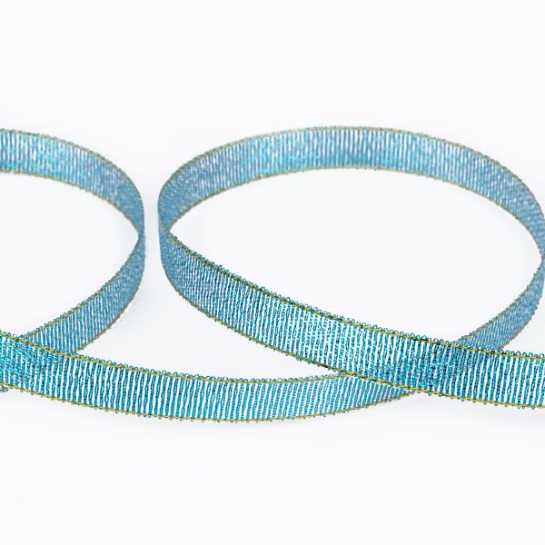 Лента металлизированная 10.0 мм / 33 метров, 074 я.голубой, Blitz MRC-10