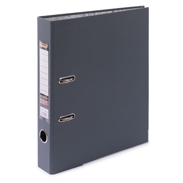 Регистратор PVC, мет.уг. 50 мм, 50 шт, Premier A4 арочный механ. (разб.), серый EC10121155, Expert Complete