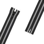 Молния трактор Т5 (5 мм) 1 зам., н/раз., 16 см, светоотражающая полоса, 318 т.синий, G3051S Gamma, 10 шт