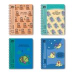 Тетрадь-перевертыш ученическая общая, A5 48 л. на гребне 65 г/м², белизна 100 %, 8 шт, клетка, 01178 Суббота или понедельник?, Светоч Т109