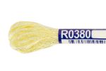 Мулине Gamma вискоза 100%, цв.R0380 бл.желтый, 12 мотков по 8 метров