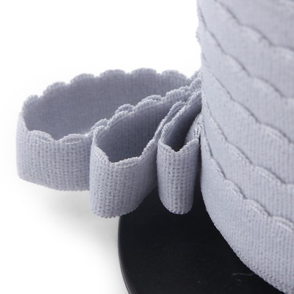 Резинка бельевая (отделочная) становая 15.0 мм / 50 метров, св.серый, (ML175.015/1)