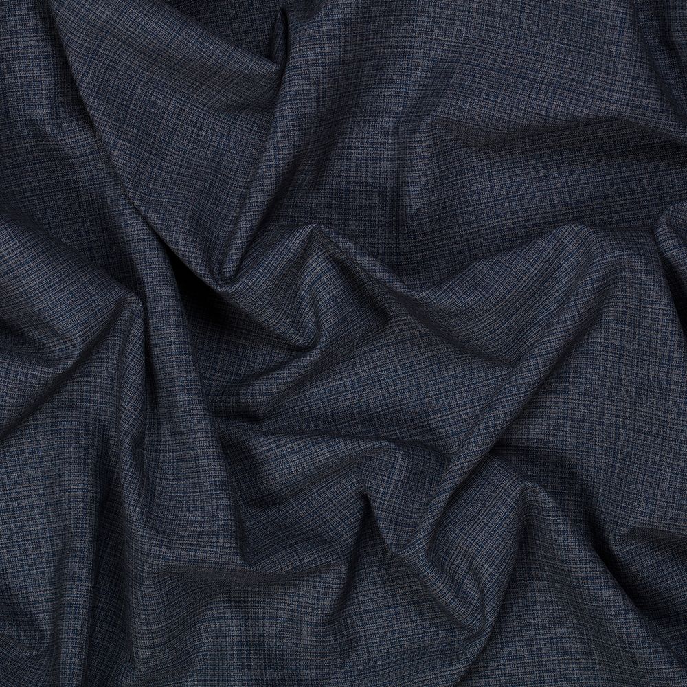 Ткань костюмная 191 г/м², 150х150±2 см, 03 синий/ blue, Gamma SUTF-002N