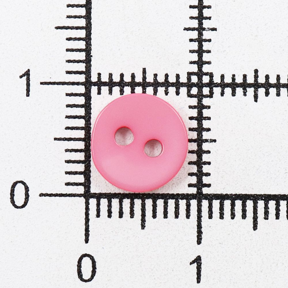 Пуговицы 2 прокола 14L, 9 мм, (Pink (розовый)), NE74, 144 шт