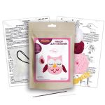 Набор для вязания игрушки Miadolla AMG-MN-0145, Совушка, 7 см