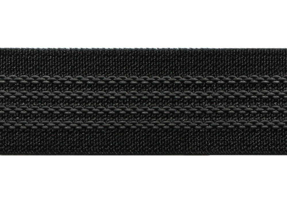 Резинка декоративная 25.0 мм / 20 метров, черный, Gamma 16с3895