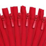 Молния спираль (витая) Arta Т5 (5 мм) 1 зам., н/раз., 18 см, цв. 519 красный, уп.10 шт