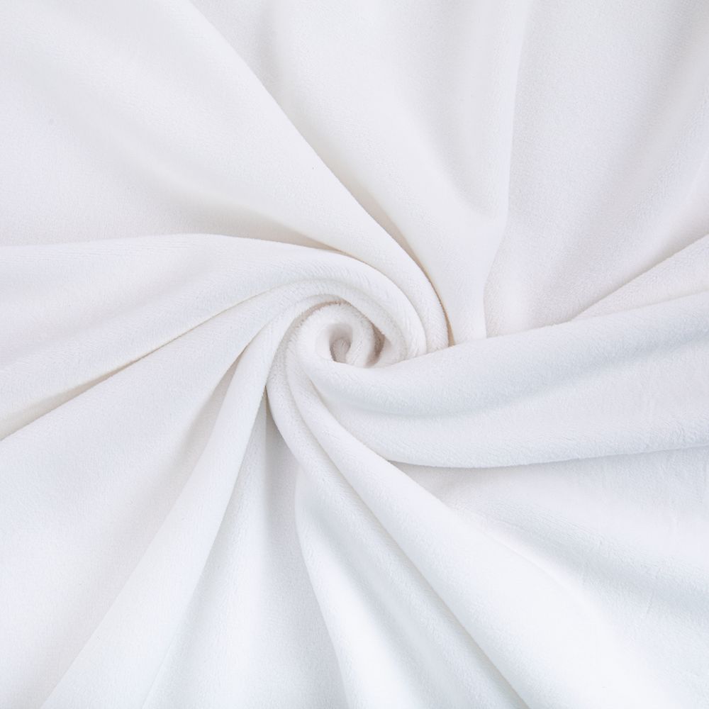 Велюр 240 г/м², 185 см / 5 метров, белый/white, Gamma VELR