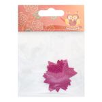 Набор декоративных элементов из ткани Звездочки 35х0,5мм 8 шт (малиновый), 28655