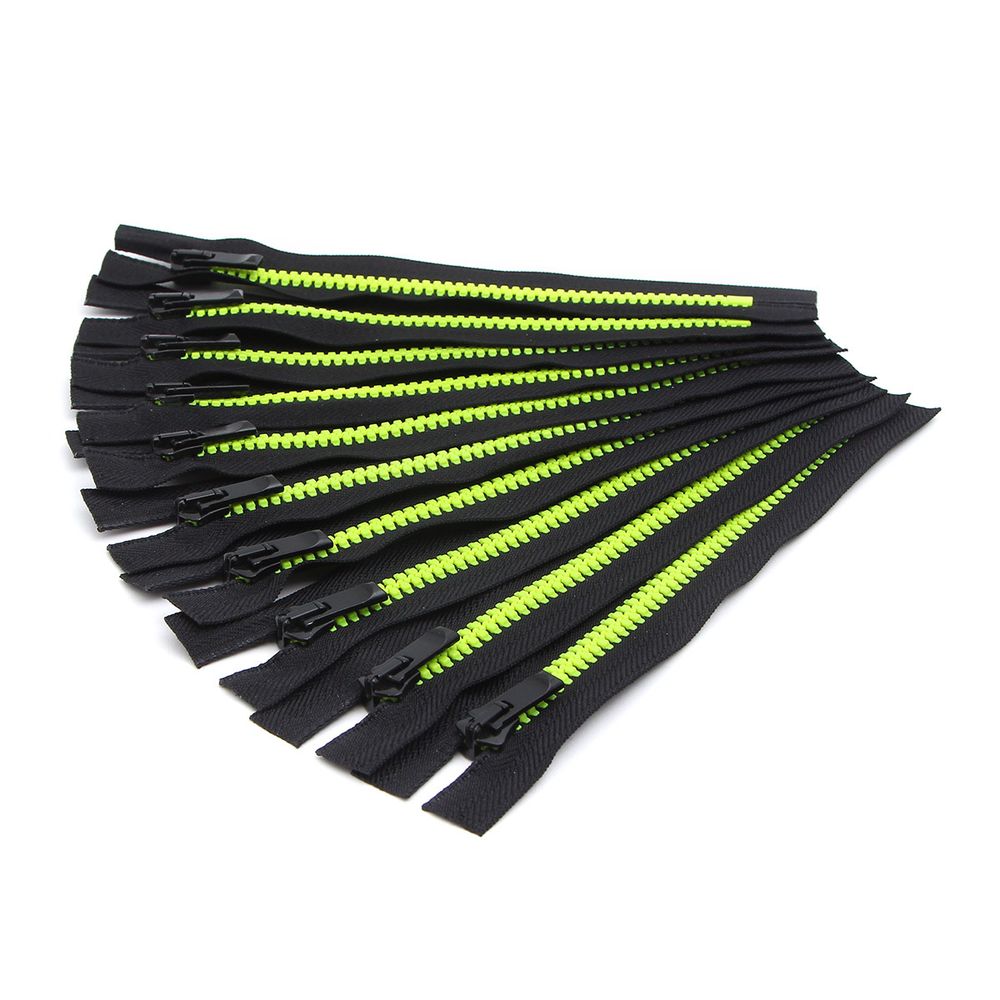 Молния трактор Arta Т6 (6 мм) 1 зам., н/раз., 18 см, Neon, цв. 077 черный / 098 люминесцентный, уп.10 шт