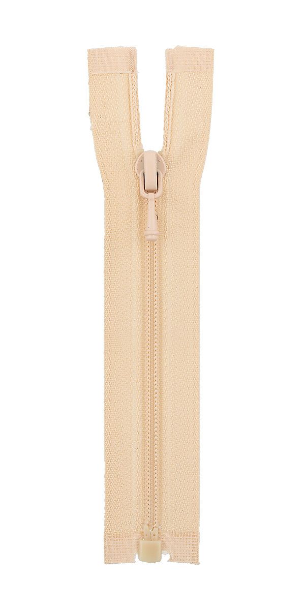 Молния спираль (витая) Т3 (3 мм) 1 зам., разъем., 10 см, декоративная, 266 телесно-кремовый, ZipD 3S Gamma, 5 шт