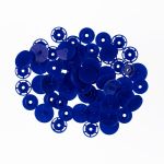 Кнопка рубашечная установочная пластик ⌀15 мм, 15 шт, 007 синий, Micron POM-15