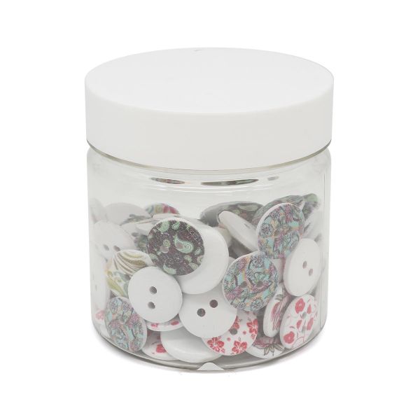 Украшения декоративные пуговицы деревянные Ассорти №3, 15-18 мм, 100 шт