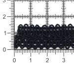 Тесьма отделочная вязаная 15 мм / 10 м (т.синий), С860
