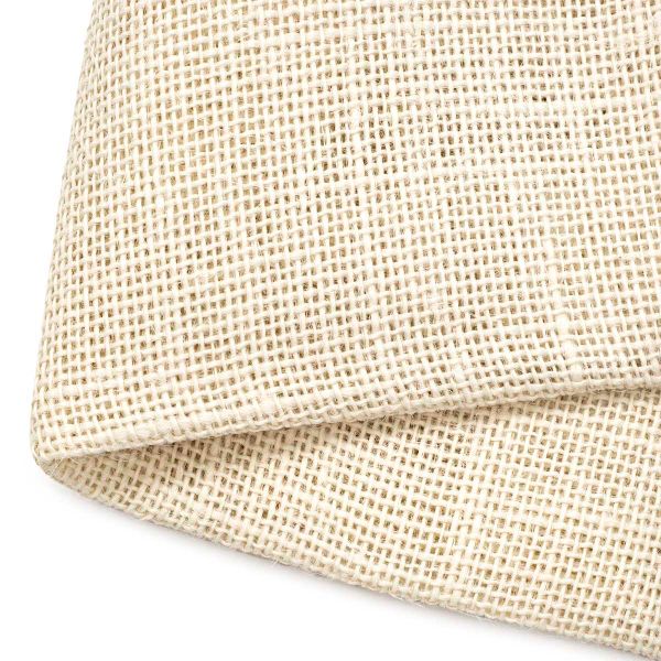 Ткань для рукоделия рогожка 100% лен 48х45см, молочный