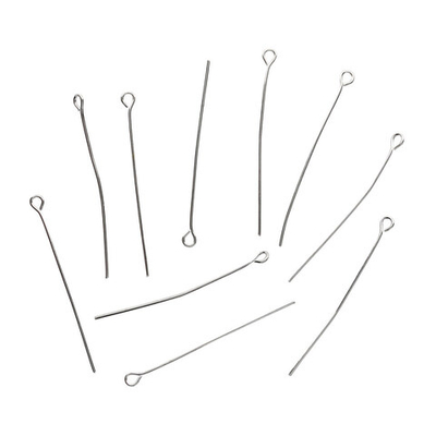 Штифт с петлей 40 мм, 50 шт/упак, Astra&Craft (Серебро) 4AR261/262