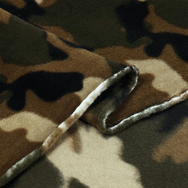 Флис 2-сторонний 240 г/м², 150 см / 10 метров, N-TBY-0240-К1, цв.К1 камуфляж