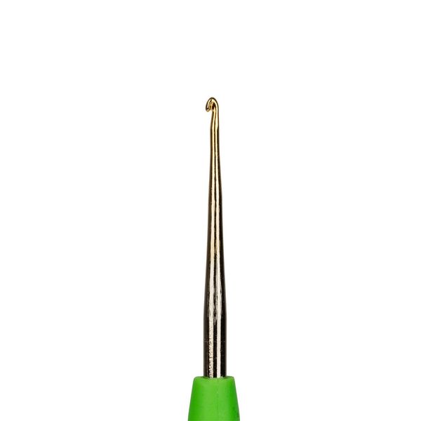 Крючок для вязания с прорезиненной ручкой сталь ⌀0.9 мм, 13 см, Gamma RCH