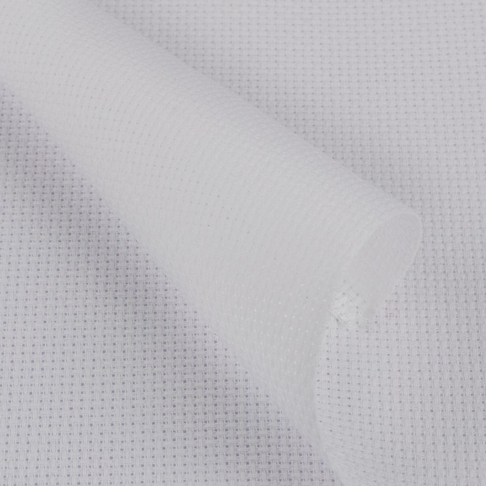 Канва Zweigart Aida Premium 14 ct, 50х50±2 см, 100 белый, Zweigart