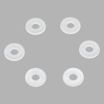 Кольцо уплотнительное пластик под кнопку ⌀3.9 мм (внешн. 12.5 мм), (№54), ≈5000 шт, New Star