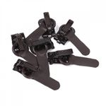 Крючки шубные 50 мм, TBY-0122 цв. F304 коричневый темный уп. 6 шт