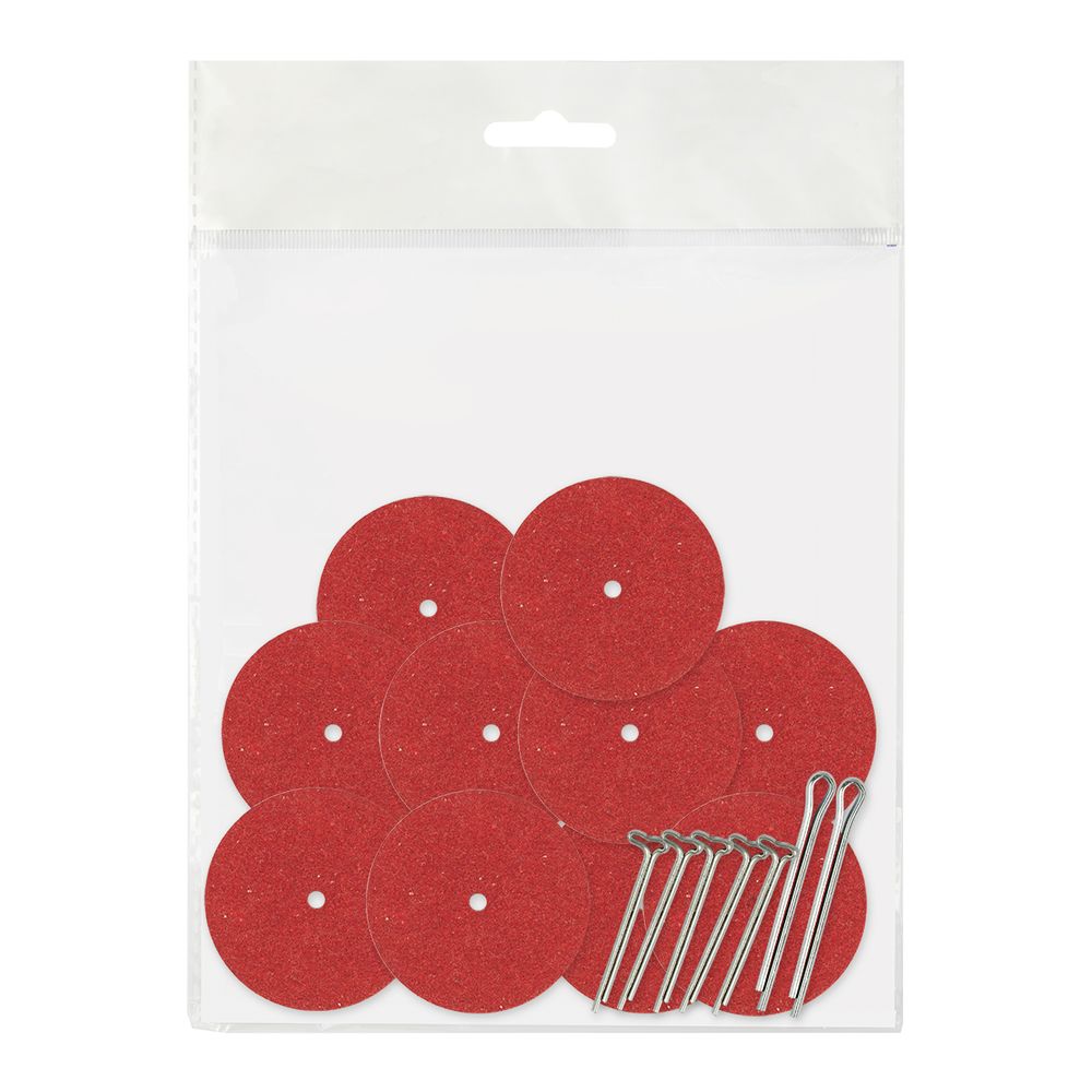 Набор креплений для суставов мишек Тедди фибра ⌀40 мм, 5 шт, NCF-40, HobbyBe NCF-40