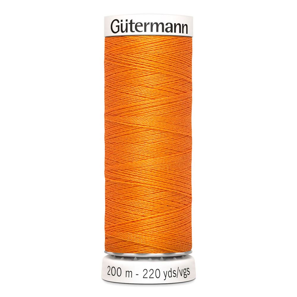Нитки универсальные Gutermann Sew-all 100 (200 метров), 5 кат. | 350 св.оранжевый
