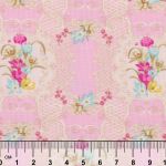 Ткань для пэчворка Peppy Весенний этюд, рулон 112 см / 5 метров, ВЭ-09 розовый, Peppy