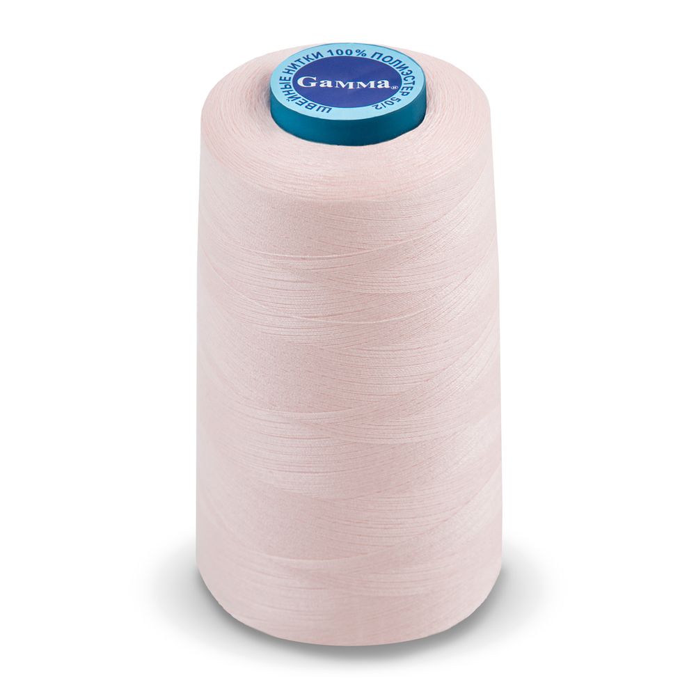 Нитки универсальные Gamma 50/2, 4570 м (5000 ярд) / 1 кат., 151 бл.розовый