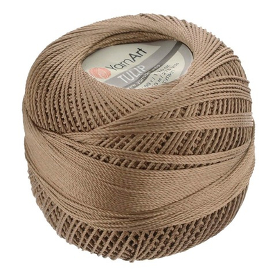 Пряжа YarnArt (ЯрнАрт) Tulip / уп.6 мот. по 50 г, 250м, 406 т.бежевый