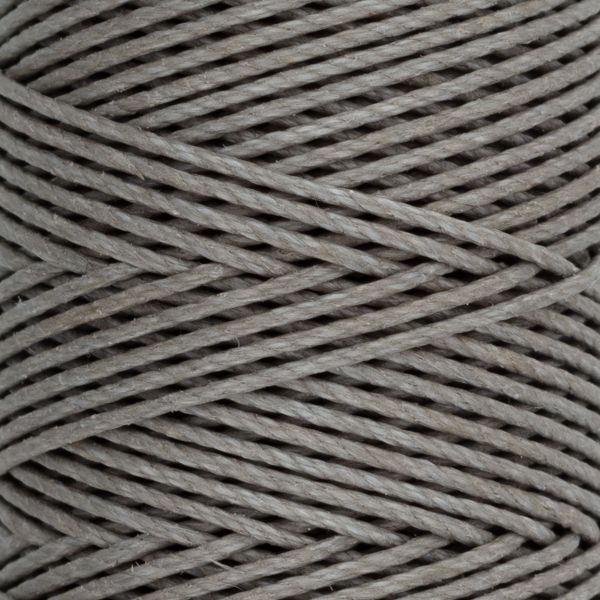 Нитки для кожи вощёные кручёные (Рами) 0.55 мм, 25 м, 013 св. серый, LC-004, Промысел