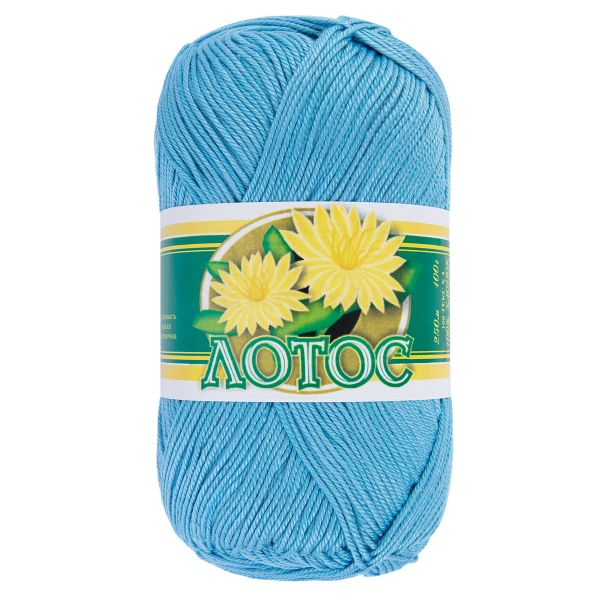 Пряжа ПНК им.Кирова Лотос / уп.8 мот. по 100 г, 250 м, 3104 синие сумерки