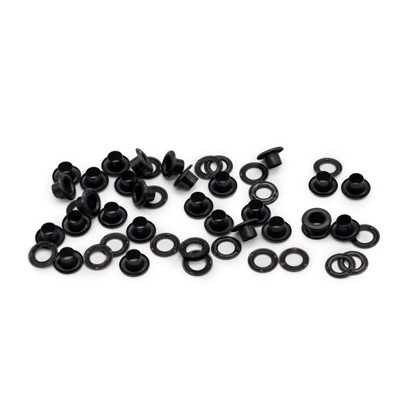 Люверсы металл ⌀_4.87 мм (внутр.), h5.66 мм (внутр.), №3, сталь, New Star, оксид, уп≈5000 шт