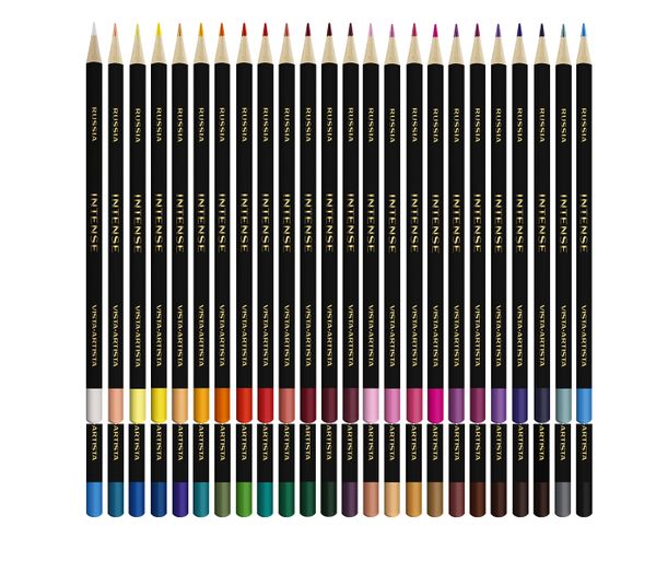 Набор цветных карандашей заточенный 4х48 цв, Vista-Artista INTENSE VICP-48