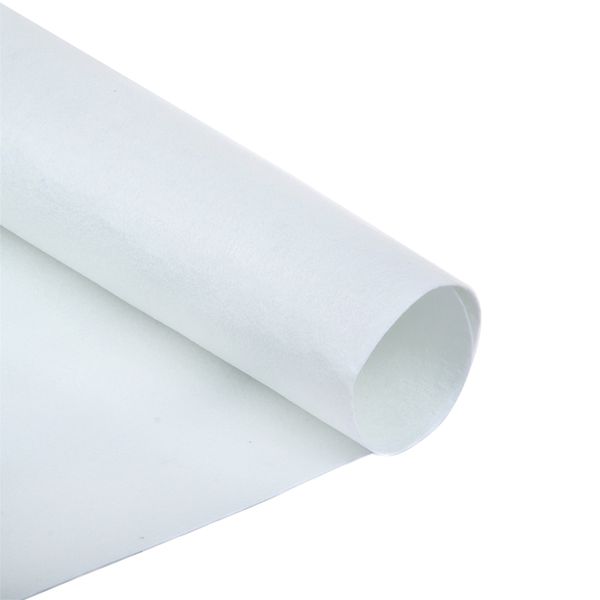 Фетр рулонный полужесткий 1.0 мм, 100 см, рул. 10м, цв.660 белый, Ideal