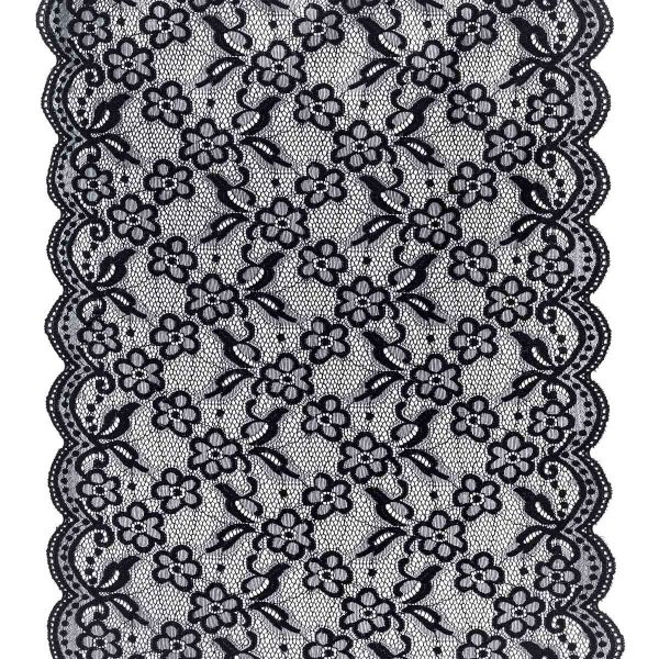 Набор эластичного кружева 400 мм, 5 шт по 1.5 метра ±5 см, ассорти